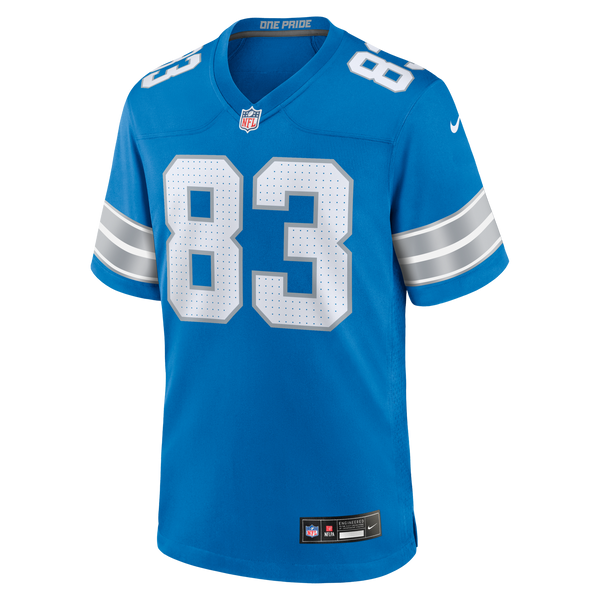 Detroit Lions Tyler Conklin Blue Team Game Jersey