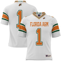Florida A&M Rattlers Football Jersey, White Sportswear Jersey Shirt, Lightweight Breathable Athletic Jersey, Casual Gift for Men