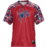Richmond Spiders Football Jersey, Red Sportswear Jersey Shirt, Lightweight Breathable Athletic Jersey, Casual Gift for Men