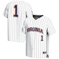 Virginia Cavaliers Baseball Jersey, White Sportswear Jersey Shirt, Lightweight Breathable Athletic Jersey, Casual Gift for Men, Style 200098777