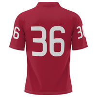 Harvard Crimson Football Jersey, Football Sportswear Jersey Shirt, Lightweight Breathable Athletic Jersey, Casual Gift for Men