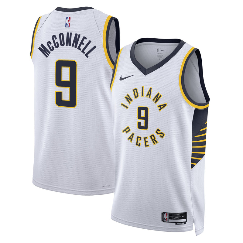 Indiana Pacers Basketball Jersey, White Swingman Sportswear Jersey Shirt, Sleeveless Athletic Tank Jersey, Casual Gift for Men