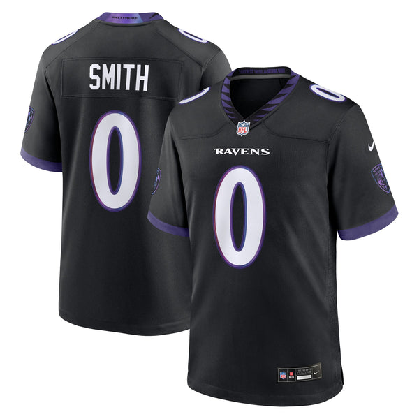 Baltimore Ravens Roquan Smith Black Alternate Game Jersey