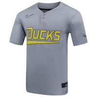 Oregon Ducks Softball Jersey, Gray Limited Sportswear Jersey Shirt, Lightweight Breathable Athletic Jersey, Casual Gift for Men