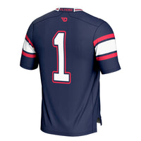 Dayton Flyers Football Jersey, Navy Sportswear Jersey Shirt, Lightweight Breathable Athletic Jersey, Casual Gift for Men