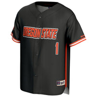Oregon State Beavers Baseball Jersey, Black Fashion Sportswear Jersey Shirt, Lightweight Breathable Athletic Jersey, Casual Gift for Men