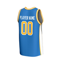 UCLA Bruins Basketball Jersey, Blue Fashion Lightweight Sportswear Jersey Shirt, Sleeveless Athletic Tank Jersey, Casual Gift for Men