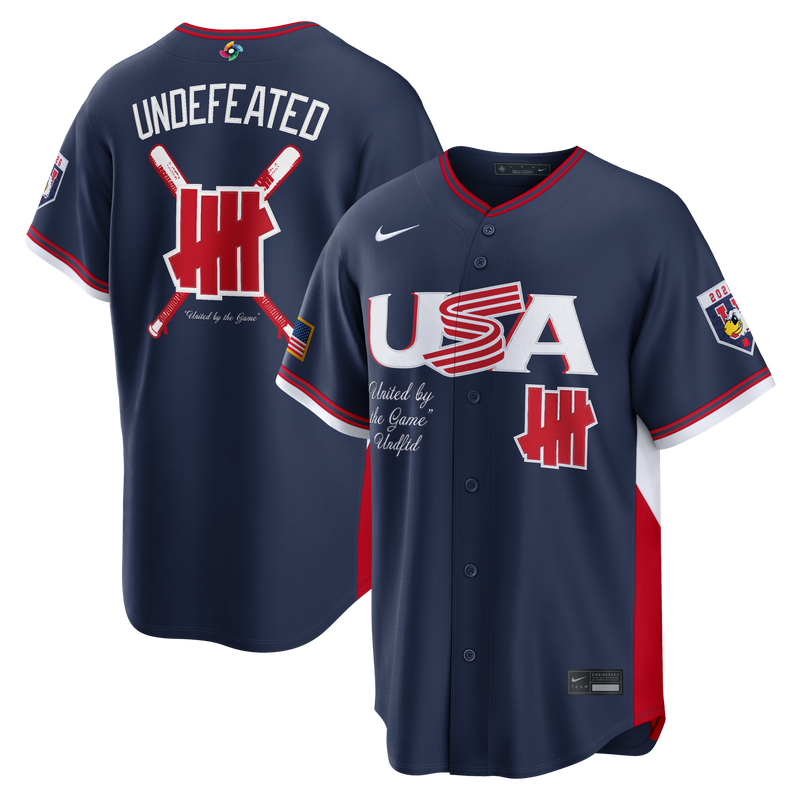 USA Baseball Jersey, Navy Classic Sportswear Jersey Shirt, Lightweight Breathable Athletic Jersey, Casual Gift for Men