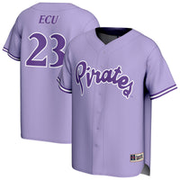 ECU Pirates Baseball Jersey, Purple Sportswear Jersey Shirt, Lightweight Breathable Athletic Jersey, Casual Gift for Men, Style 203915398