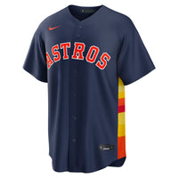 Houston Astros Baseball Jersey, Navy Replica Alternate Sportswear Jersey Shirt, Lightweight Breathable Athletic Jersey, Casual Gift for Men