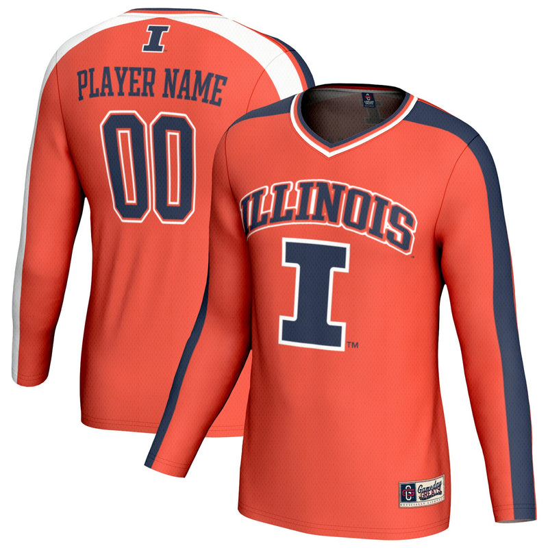 Illinois Fighting Illini Volleyball Jersey, Sportswear Jersey Shirt, Lightweight Athletic Jersey, Casual Gift for Men, Style 203494834