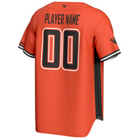 Oregon State Beavers Baseball Jersey, Orange Lightweight Sportswear Jersey Shirt, Lightweight Breathable Athletic Jersey, Casual Gift for Men