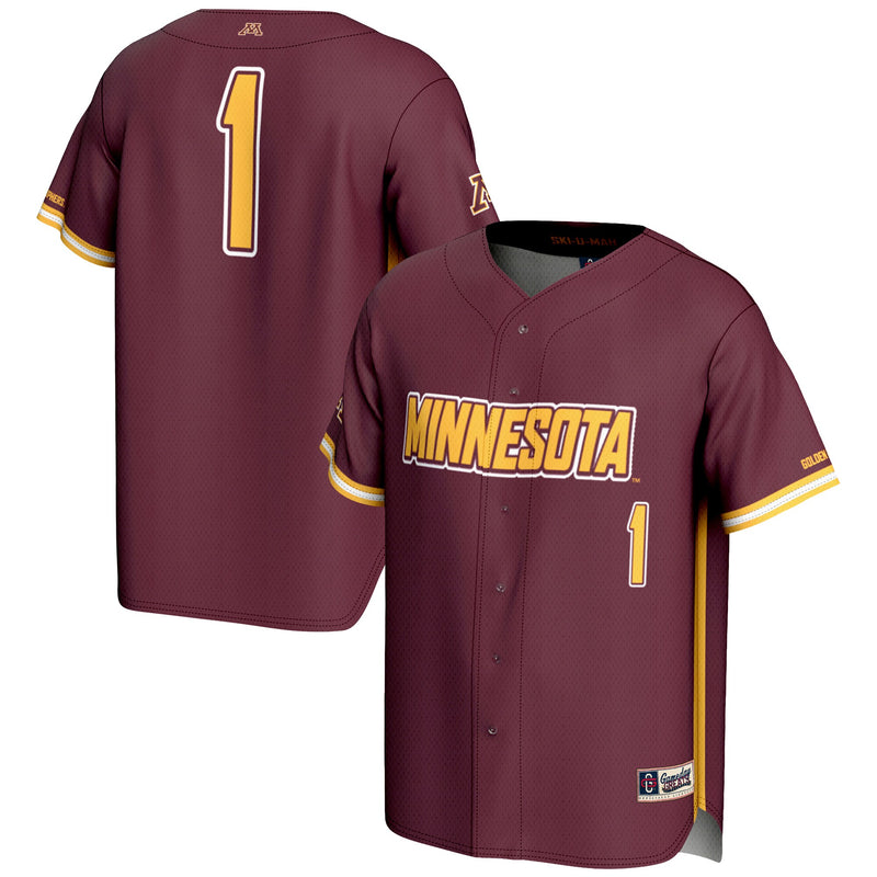Minnesota Golden Gophers Baseball Jersey, Sportswear Jersey Shirt, Lightweight Breathable Athletic Jersey, Casual Gift for Men, Style 200661307