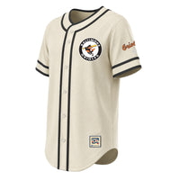 Baltimore Orioles Baseball Jersey, Natural Throwback Sportswear Jersey Shirt, Lightweight Breathable Athletic Jersey, Casual Gift for Men
