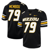 Missouri Tigers Football Jersey, Black Sportswear Jersey Shirt, Lightweight Breathable Athletic Jersey, Casual Gift for Men, Style 203521959
