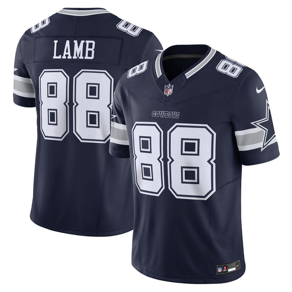 Dallas Cowboys CeeDee Lamb Navy Limited Jersey