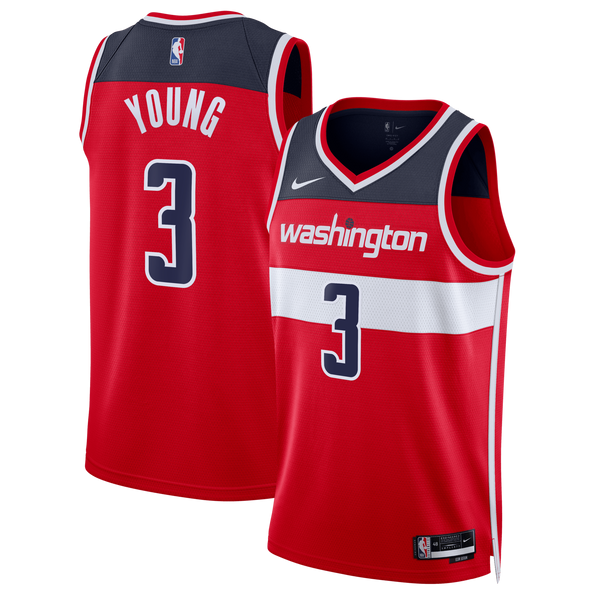 Washington Wizards Icon Edition Swingman Jersey - Red - Trae Young