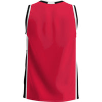 West Alabama Tigers Basketball Jersey, Red Lightweight Sportswear Jersey Shirt, Sleeveless Athletic Tank Jersey, Casual Gift for Men