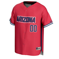 Arizona Wildcats Baseball Jersey, Red Sportswear Jersey Shirt, Lightweight Breathable Athletic Jersey, Casual Gift for Men, Style 201683105