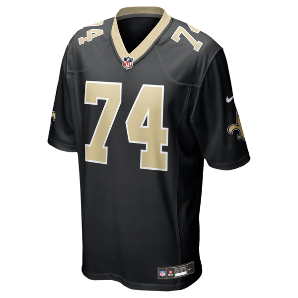 New Orleans Saints Xavier Truss Black Team Game Jersey