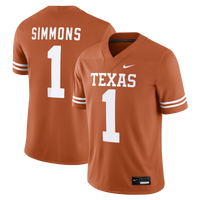 Texas Longhorns Football Jersey, Orange Sportswear Jersey Shirt, Lightweight Breathable Athletic Jersey, Casual Gift for Men, Style 204338180