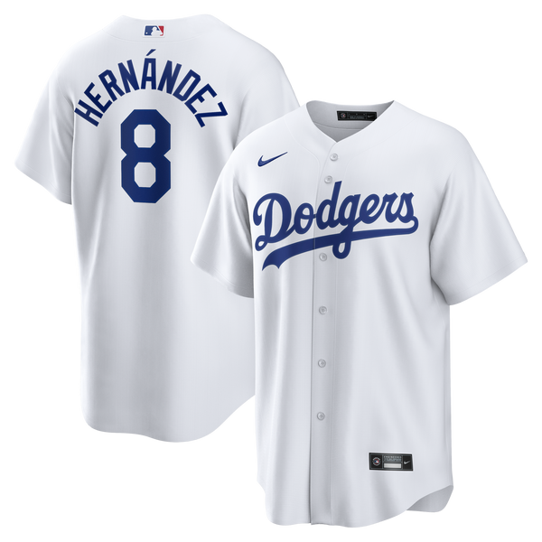 Los Angeles Dodgers Enrique Hernández White Home Replica Jersey