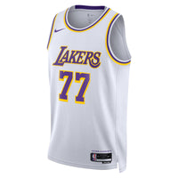 Luka Dončić Los Angeles Lakers Basketball Jersey, White Swingman Sportswear Jersey Shirt, Sleeveless Athletic Tank Jersey, Casual Gift for Men