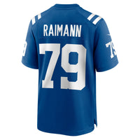 Bernhard Raimann Indianapolis Colts Football Jersey, Royal Sportswear Jersey Shirt, Lightweight Breathable Athletic Jersey, Casual Gift for Men