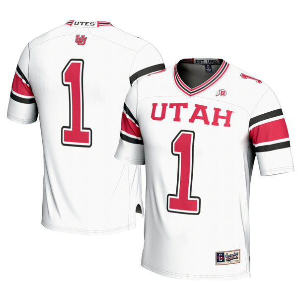 #1 Utah Utes Football Jersey - Cardinal