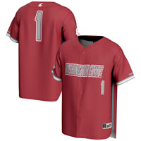 Washington State Cougars Baseball Jersey, Sportswear Jersey Shirt, Lightweight Breathable Athletic Jersey, Casual Gift for Men, Style 200098784