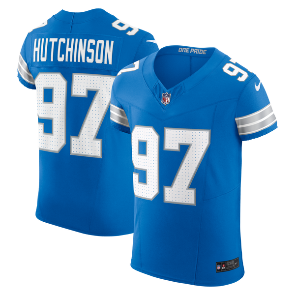 Detroit Lions Aidan Hutchinson Blue Team Elite Jersey