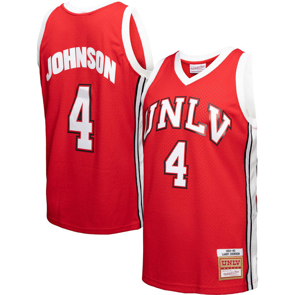 Larry Johnson UNLV Rebels 1989/90 Player Swingman Jersey - Red