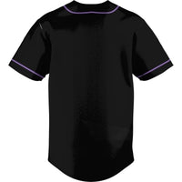 Weber State Wildcats Baseball Jersey, Purple Lightweight Sportswear Jersey Shirt, Lightweight Breathable Athletic Jersey, Casual Gift for Men