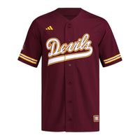 Arizona State Sun Devils Baseball Jersey, Maroon Retro Sportswear Jersey Shirt, Lightweight Breathable Athletic Jersey, Casual Gift for Men