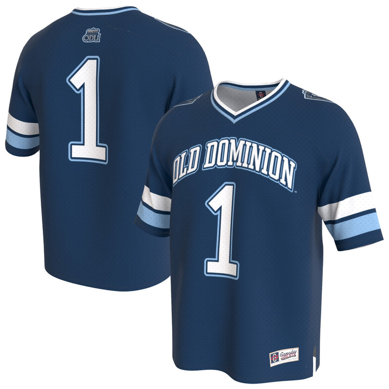 Old Dominion Monarchs Football Jersey, Blue Fashion Sportswear Jersey Shirt, Lightweight Breathable Athletic Jersey, Casual Gift for Men