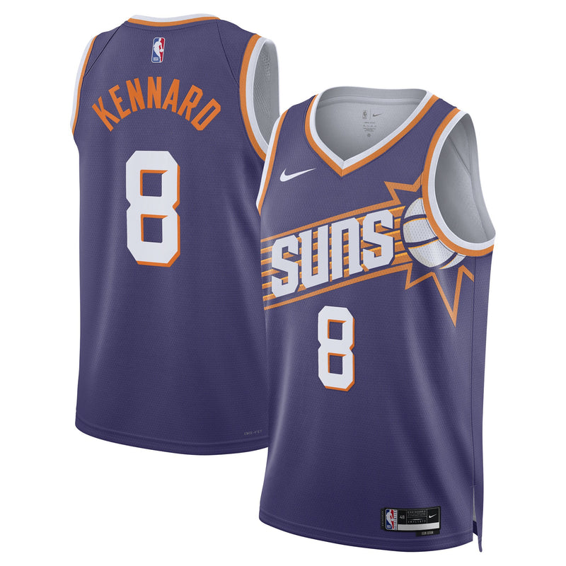 Luke Kennard Phoenix Suns Basketball Jersey, Purple Swingman Sportswear Jersey Shirt, Sleeveless Athletic Tank Jersey, Casual Gift for Men