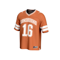 Texas Longhorns Football Jersey, Orange Lightweight Sportswear Jersey Shirt, Lightweight Breathable Athletic Jersey, Casual Gift for Men