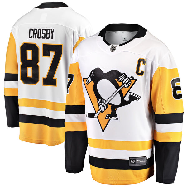 Pittsburgh Penguins Sidney Crosby White Breakaway Jersey