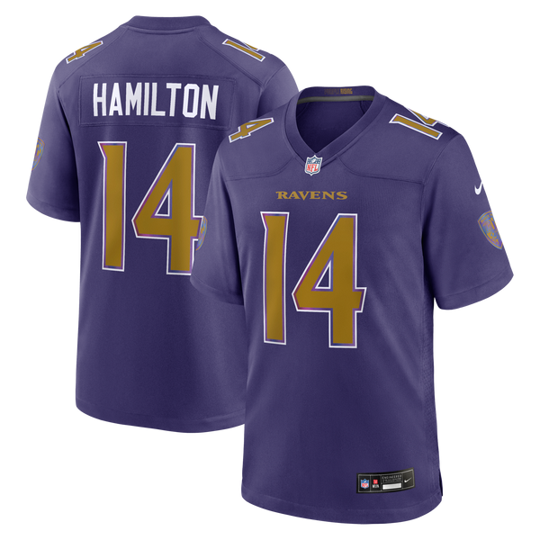 Baltimore Ravens Kyle Hamilton Purple Alternate Game Jersey