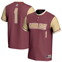 Florida State Seminoles Softball Jersey, Garnet Fashion Sportswear Jersey Shirt, Lightweight Breathable Athletic Jersey, Casual Gift for Men