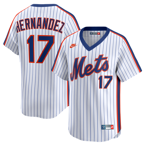 New York Mets Keith Hernandez White Cooperstown Collection Limited Jersey