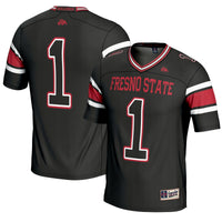 Fresno State Bulldogs Endzone Football Jersey, Black Sportswear Jersey Shirt, Lightweight Breathable Athletic Jersey, Casual Gift for Men