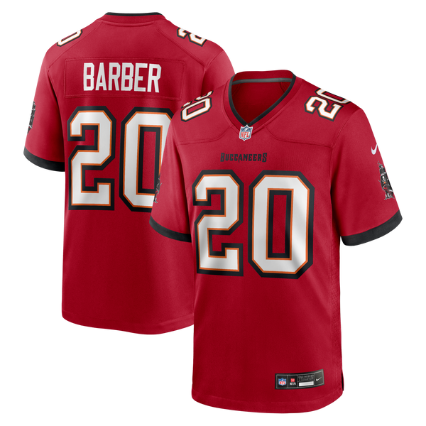 Tampa Bay Buccaneers Ronde Barber Red Game Retired Player Jersey