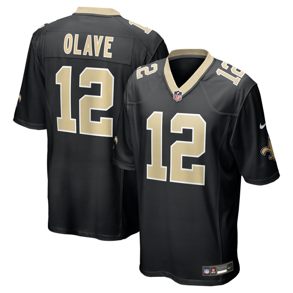 New Orleans Saints Chris Olave Black Player Game Jersey