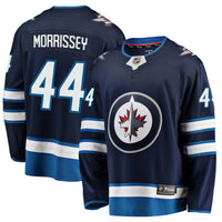 Josh Morrissey Winnipeg Jets Hockey Jersey, Navy Replica Sportswear Jersey Shirt, Long Sleeve Hockey Sweater Jersey, Casual Gift for Men