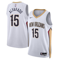 Jose Alvarado New Orleans Pelicans Basketball Jersey, White Sportswear Jersey Shirt, Sleeveless Athletic Tank Jersey, Casual Gift for Men