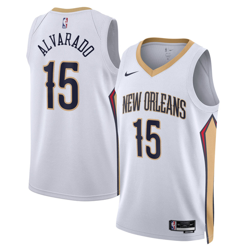 Jose Alvarado New Orleans Pelicans Basketball Jersey, White Sportswear Jersey Shirt, Sleeveless Athletic Tank Jersey, Casual Gift for Men