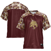 Texas State Bobcats Football Jersey, Maroon Sportswear Jersey Shirt, Lightweight Breathable Athletic Jersey, Casual Gift for Men, Style 4728751