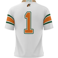 Florida A&M Rattlers Football Jersey, White Sportswear Jersey Shirt, Lightweight Breathable Athletic Jersey, Casual Gift for Men