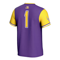LSU Tigers Softball Jersey, Purple Sportswear Jersey Shirt, Lightweight Breathable Athletic Jersey, Casual Gift for Men, Style 201462626